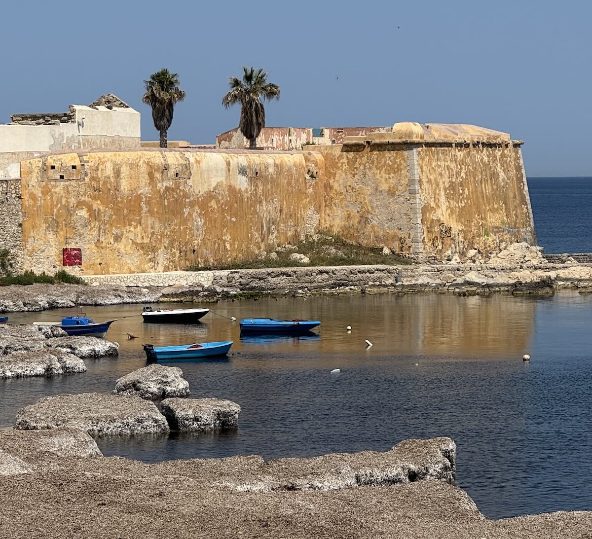 forte e mar em trapani