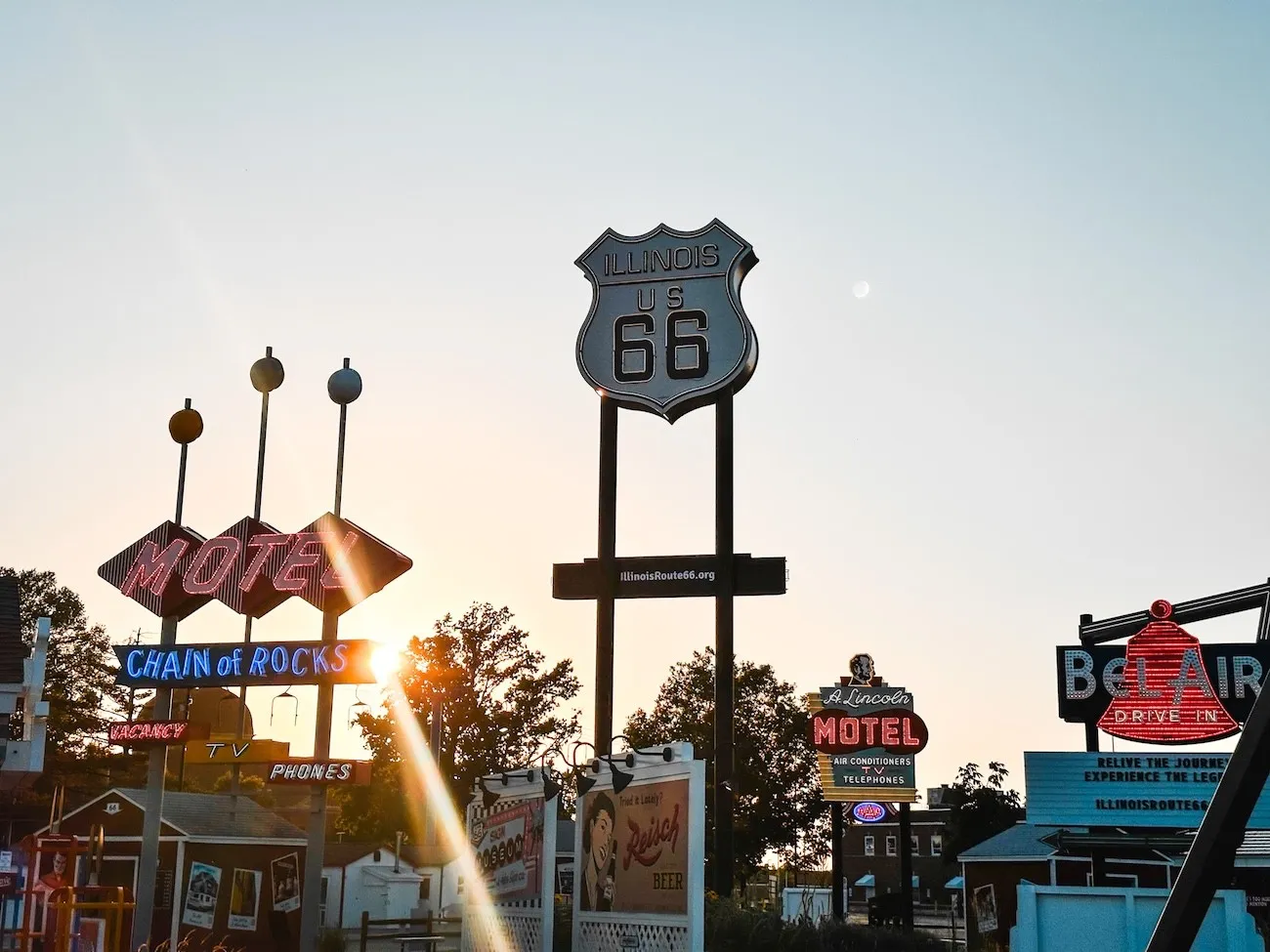 Placas da Rota 66 - Estados Unidos
