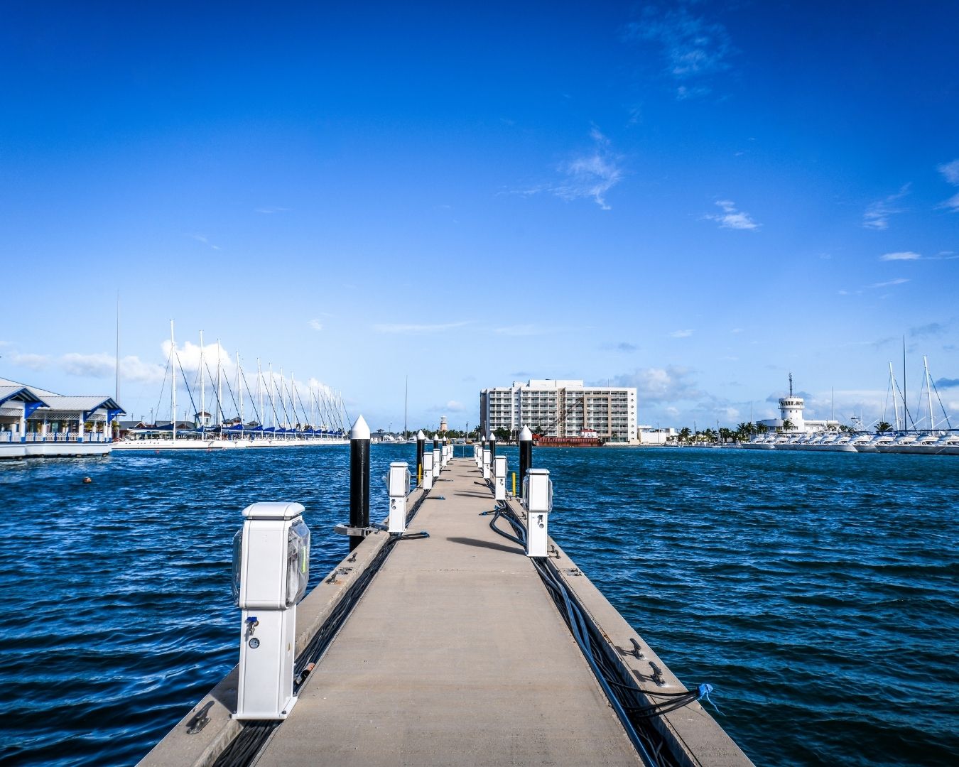 Marina de varadero, de onde saem os passeios de barco para turistas